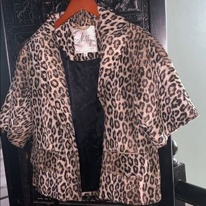 Vintage leopard milky jacket❤️❤️❤️